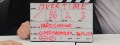 Video Nasty comic book writer Mario Covone starts shooting his directorial feature, OVERTIME.